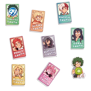 Anime <span class=keywords><strong>BNHA</strong></span> ciondoli in resina planar flat back artigianali accessori acrilici per forcina per telefono - Product Image 1