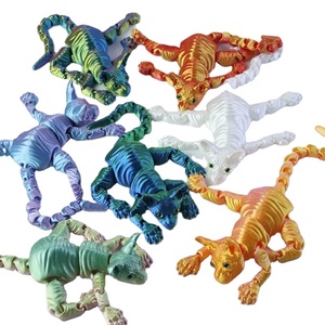 Jouet promotionnel imprimé en 3D sans poils avec articulations mobiles, figurine anti-stress - Product Image 1