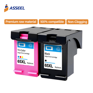<span class=keywords><strong>Cartouche</strong></span> d'encre pour imprimante à jet d'encre ASSEEL Print Head 65XL 304XL Premium Color Remanufacturée AMP 100/120/125/130 <span class=keywords><strong>Deskjet</strong></span> 2620/2621/262255 - Product Image 1