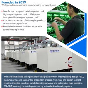 OEM thấp moq Mini ngân hàng điện cầm tay 5000mAh với được xây dựng trong cáp hiển thị kỹ thuật số kích thước bỏ túi bên ngoài pin sạc cho điện thoại - Product Image 5