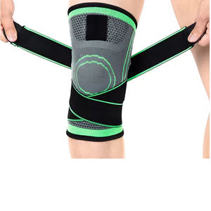 Genouillères de sport tricotées à lacets, soutien compressif pour le cyclisme, pour hommes et femmes, escalade en plein air, fitness, course à pied - Product Image 3
