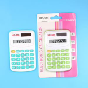 Mini calculatrice Kc 888 à 8 chiffres, portable, fonctionnant sur piles, pour étudiants et usage au bureau - Product Image 5