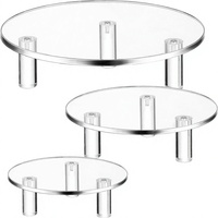 Présentoirs modernes en acrylique transparent écologique, supports pour parfums, bijoux, montres, desserts, présentoirs personnalisés pour perruques