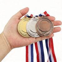 Médailles de course personnalisées en alliage de zinc 3D avec ruban, souvenirs de marathon sportifs en or, médailles de course amusantes