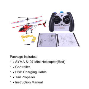 Helicóptero de Control Remoto Xueren <span class=keywords><strong>SYMA</strong></span> S107G de 3 Canales, Helicóptero de Aleación con Giroscopio, el Mejor Regalo de Juguetes, Avión RC RTF - Product Image 6