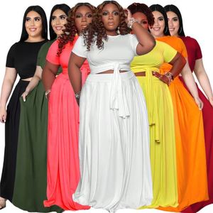 A7025-tendenze 2022 donna 2 pezzi estivo 5xl taglie forti <span class=keywords><strong>abbigliamento</strong></span> donna - Product Image 1