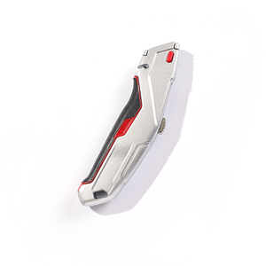 Coltello Elettrico Multifunzione per Lavori Pesanti con Lama in Acciaio Inox Larghezza 25mm Stile a Pulsante per Applicazioni Fai-da-Te - Product Image 1