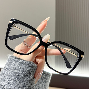 Montatura per <span class=keywords><strong>Occhiali</strong></span> da <span class=keywords><strong>Donna</strong></span> Quadrata Anti-<span class=keywords><strong>Luce</strong></span> <span class=keywords><strong>Blu</strong></span>, Stile Ins Net Red con Montatura Identica - Product Image 3