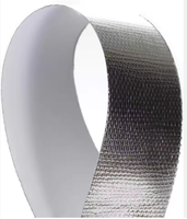 Ruban adhésif en fibre de verre enduit de silicone pour réparation de fuites de toiture, moteur de véhicule à énergie nouvelle, ruban adhésif en silicone avec feuille d'aluminium