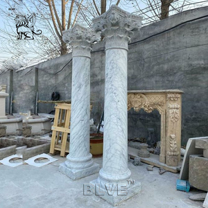 Columna Romana de Mármol Natural Tallada a Mano Personalizada BLVE, Pilar Corintio para Decoración de Paisajes de Villas y Resorts de Lujo - Product Image 4