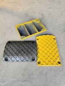 Резиновые портативные дорожные лежачие полицейские барьеры (лежачие полицейские) с канавкой для прорези, промышленные лежачие полицейские, дорожные лежачие полицейские - Product Image 4