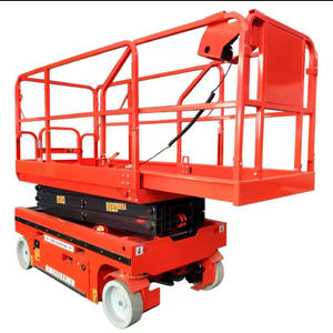 Skylift aéreo personalizable 4-16m rueda hidráulica sobre orugas elevador de tijera móvil de plataforma de trabajo de elevación Vertical precio - Product Image 4