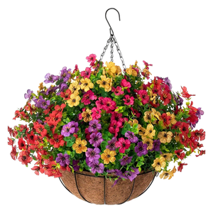 Fiore Artificiale di Eucalipto Viola Adatto per Varie Scene, Come Decorazione di Casa e Giardino. Paesaggistica - Product Image 1