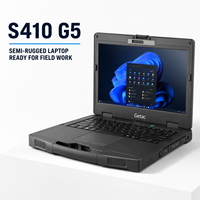 Ordinateur portable semi-robuste Getac S410 G5 14 pouces Windows 11 Pro pour le service sur le terrain industriel et le travail en extérieur