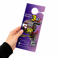 Flyers suspendus de qualité supérieure, flyers imperméables, impression de flyers, porte-flyers