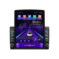 Système de navigation GPS stéréo Android Auto et CarPlay avec écran tactile de 9,7 pouces, stockage intégré de 64 Go, amplificateur OBD2, USB