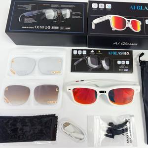 Lunettes intelligentes pour hommes, traduction, lunettes <span class=keywords><strong>de</strong></span> tir, anti-vibration, 1080P, <span class=keywords><strong>vue</strong></span> à la première personne, objectif interchangeable, enregistrement vidéo 5MP - Product Image 6