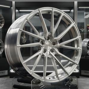 GUDE Nuevas Llantas Forjadas de Aleación de Aluminio Plateado Cepillado de 18-19 Pulgadas 5x112/120/14.3 25mm/20mm Multirradio para Retrofit Alfa Romeo <span class=keywords><strong>Tesla</strong></span> - Product Image 1