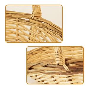 JY -- Pique-nique Bougies Relaxantes Paniers Personnalisé Christmis Velours Nouvelle Entreprise Clair Bébé De Cadeaux Wrap Alimentaire L Traîneau Cadeau Panier - Product Image 4