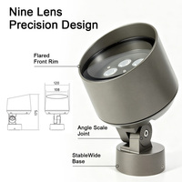 Projecteur LED COB extérieur au design moderne 36W 48W 60W, indice de protection IP65, éclairage paysager, projecteur étanche en aluminium