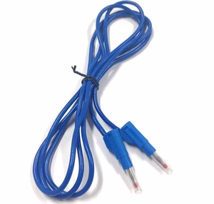 4mm stapelbare bananenconnector voedingskabel 1mm² flexibele draad bananenplug jumperkabel testkabel voor laboratorium - Product Image 2