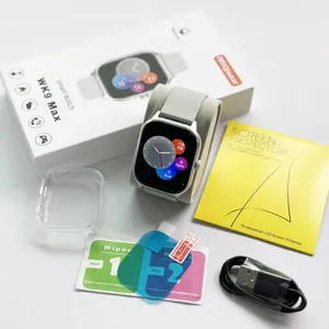 Smartwatch WK-9 max Smartwatch 2024 moda tela completa dispositivos wearable Android Ip67 à prova d'água Reloj Inteligentes relógios digitais