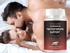 Kruiden <span class=keywords><strong>supplement</strong></span> op basis van een aangepaste formule voor mannelijke versterking, natuurlijke Tribulus Terrestris testosteron-boostercapsules voor mannelijke vitaliteit - Product Image 1