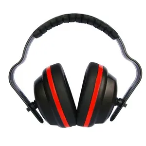 EM1003B Cushioned POM Headband Safety Ear Defender Hearing Protector Noise Reduction Ear Muffs Earmuffs With Soundproof