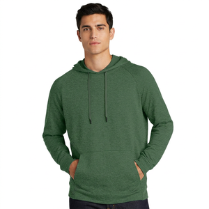 Custom Logo High Quality <b>Thick</b> Heavyweight Cotton <b>Fleece</b> <b>Men's</b> Cotton Blended Hoodies Streetwear Heavy Pullover Hoodies For <b>Men</b> - Product Image 1