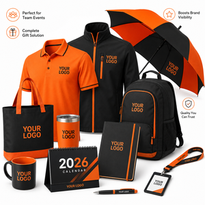 Set <span class=keywords><strong>de</strong></span> Regalo Corporativo Personalizado con Ropa <span class=keywords><strong>de</strong></span> Marca: Camisa Polo, Chaqueta, Mochila, Cuaderno, Bolígrafo, Vaso Térmico, Regalo Promocional Empresarial con Logotipo - Product Image 6