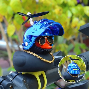 IRONDONKEY piccola anatra gialla per bambini Scooter clacson luce brilla ciclo Flash corno decorazione auto ciclismo bicicletta campana - Product Image 4