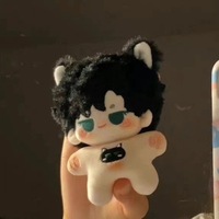 Poupée en peluche personnalisable en coton écologique de 10 cm et 20 cm, figurine de dessin animé en forme humaine, idole Kpop, votre propre jouet en peluche