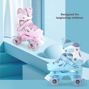 Patines EACH con Luces Intermitentes al por Mayor, Patines de 4 Ruedas, Zapatos de Patinaje Ajustables para Niños - Product Image 4