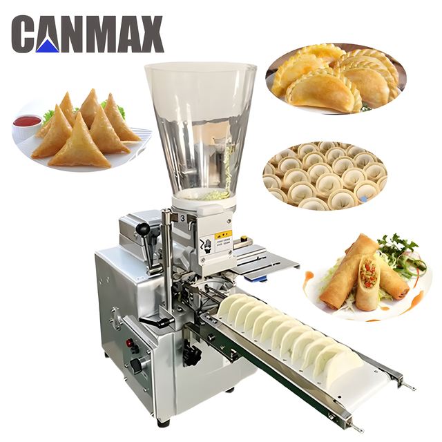 USA/Canada 110v 220v 240v 12/15cm Automatic Big Size Empanada Machine/Large Dumpling Samosa Spring Roll Making Machine