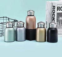 Mini gobelet isolé sous vide petite bouteille thermique en acier inoxydable thermos pour boissons chaudes et froides voyage 300ml