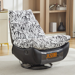 Capsule Style Single Sofa Chair Removable Washable Cover Tilting Living Room Bedroom Balcony Use - Product Image 2