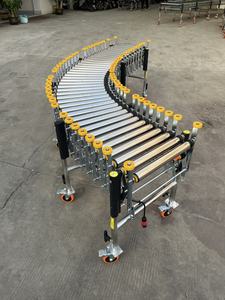 Malzeme taşıma konveyörü için NaiLi fabrika koruma gücü makaralı konveyör esnek teleskopik konveyör - Product Image 4