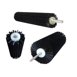 Spazzola Industriale <span class=keywords><strong>a</strong></span> Rullo con <span class=keywords><strong>Setole</strong></span> <span class=keywords><strong>Dure</strong></span> e Asta in Metallo, Spazzola <span class=keywords><strong>a</strong></span> Rullo per Lucidatura in Acciaio Inossidabile - Product Image 4
