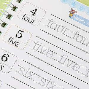 Cubierta personalizada Tamaño personalizado groove libro mágico composición tipográfica gratuita al por mayor libros educativos <span class=keywords><strong>de</strong></span> reutilización para niños - Product Image 3