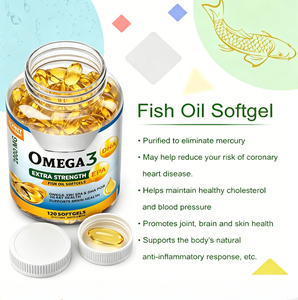 Capsules d'huile de poisson halal Oméga 3 6 9 2400 mg de haute mer pour les soins de la peau, en vrac, avec Epa Dha Oméga 3 de haute mer, huile de poisson Oméga 3, huile de poisson Oméga-3 - Product Image 4