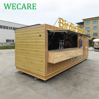 WECARE Camion de restauration mobile entièrement équipé : Bar à snacks, restaurant, grill de poulet rôti, hot-dogs, tacos, pizzas