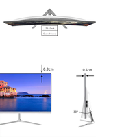 Ordinateur de Bureau Monobloc Puissant I9, I3, I5, Core I7, Tout-en-Un PC de 23,8 ou 27 Pouces à Écran Incurvé, Idéal pour Bureau, Télétravail et Entreprise