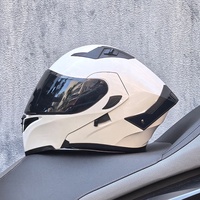 SLKE nouveau casque de moto rabattable à double lentille certifié DOT/3C utilisation universelle toutes saisons pour la sécurité