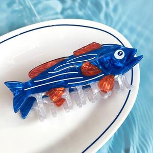 Nouveauté : Pinces à cheveux uniques en strass de dessin animé pour un usage quotidien, en acétate, avec des animaux mignons, accessoires pour cheveux pour femmes - Product Image 3