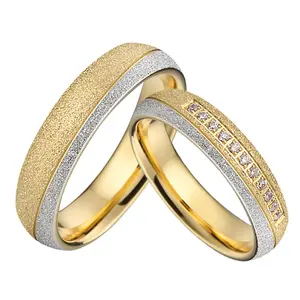 18k, позолот из Саудовской Аравии, ювелирное искусственный ювелир нового дизайна парные обручальные кольца для влюбленных Альянс медная медное кольцо Eheringe anillos