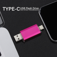 Unidad Flash USB Tipo C de 32 GB con Soporte para Dos Dispositivos, para Teléfonos Inteligentes, Computadoras Portátiles y Tabletas