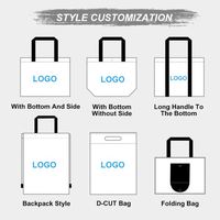 Sacs fourre-tout réutilisables en polypropylène à motifs de dessins animés, écologiques, imperméables, recyclables, sacs de courses en polypropylène tissé laminé