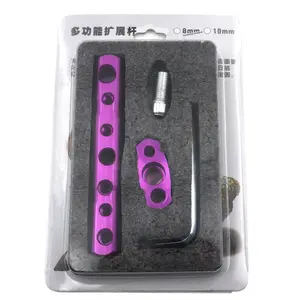 Accessoires de moto Support d'extension pour rétroviseur Support pour barre de serrage Leviers de support de téléphone Fonction multiple