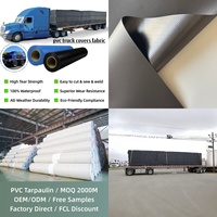 Tissu de bâche imperméable en PVC enduit, résistant aux intempéries, de qualité industrielle, certifié CE ISO9001, en tissu ripstop, pour couverture de camion, en rouleau