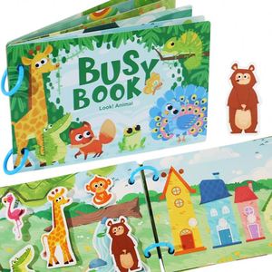 หนังสือสติกเกอร์ภาพสัตว์สำหรับเด็กวัยเตาะแตะ เด็กชาย เด็กหญิง ของขวัญพิเศษ ใช้ซ้ำได้ เสริมพัฒนาการก่อนวัยเรียน สำหรับการเรียนรู้และการเดินทาง - Product Image 5